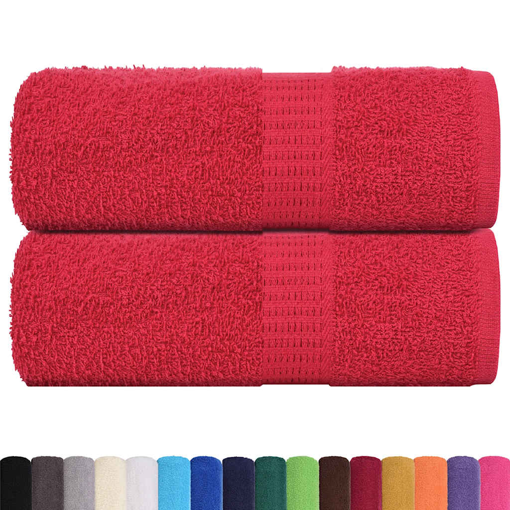 Waschtücher FROGN 2 Stk. Rot 30x30 cm 360 g/m²