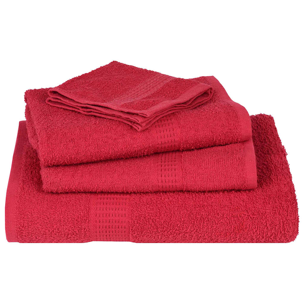 Waschtücher FROGN 2 Stk. Rot 30x30 cm 360 g/m²