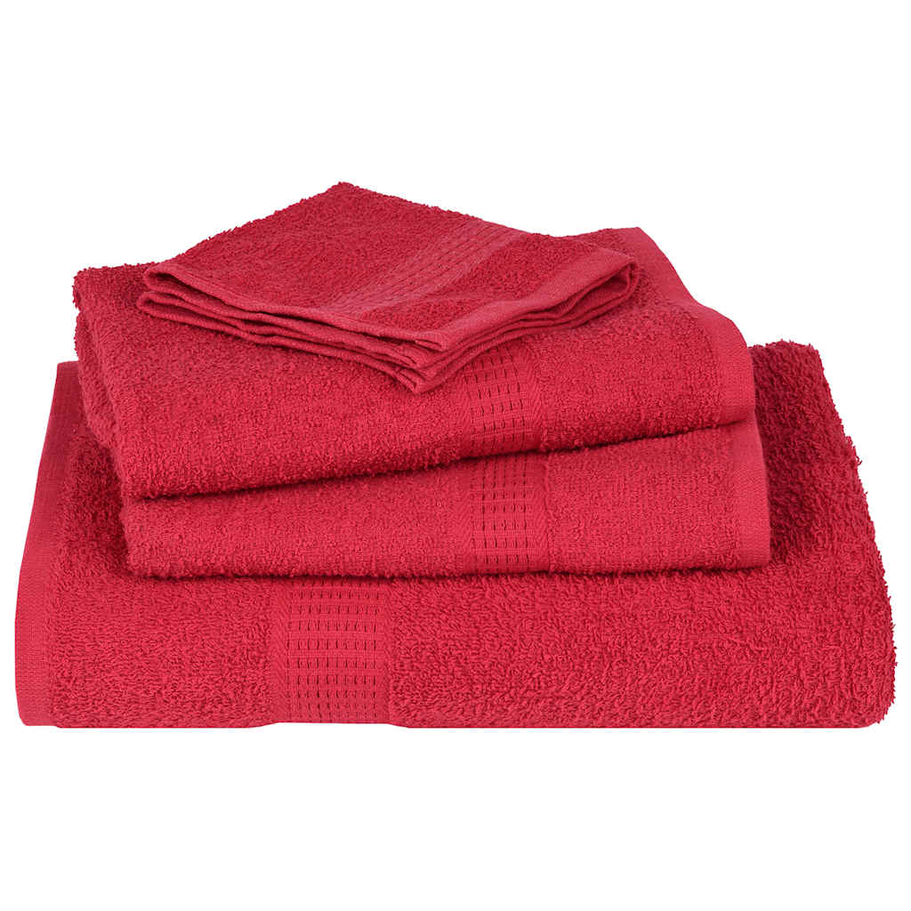 Waschtücher FROGN 2 Stk. Rot 30x30 cm 360 g/m²