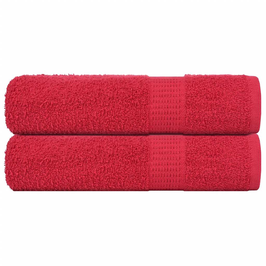 Handtücher FROGN 2 Stk. Rot 50x100 cm 360 g/m²