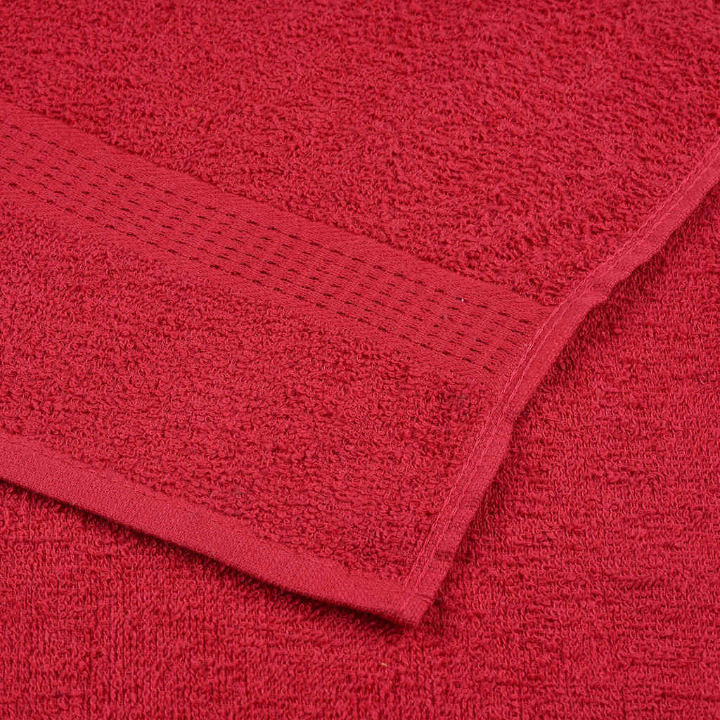 Badetücher FROGN 10 Stk. Rot 100x150 cm 360 g/m²
