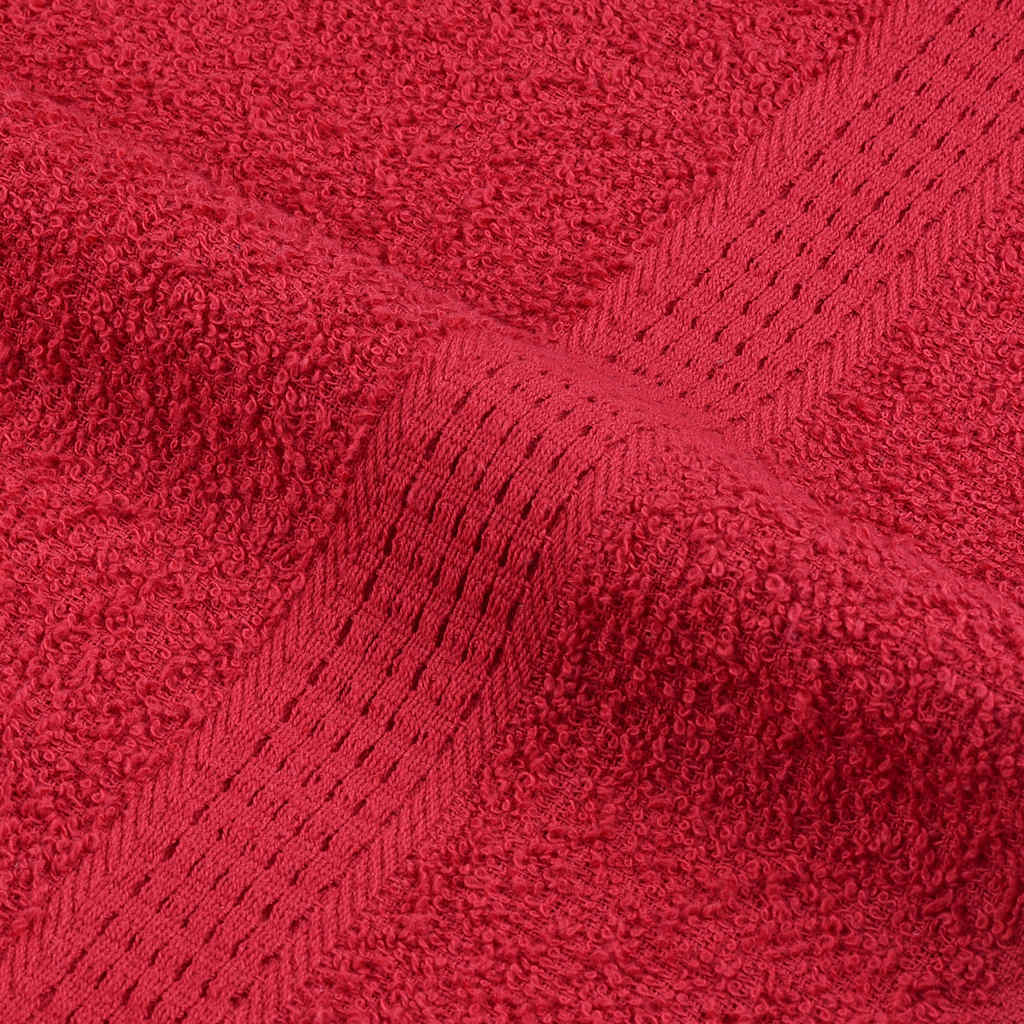 Saunatücher FROGN 10 Stk. Rot 80x200 cm 360 g/m²