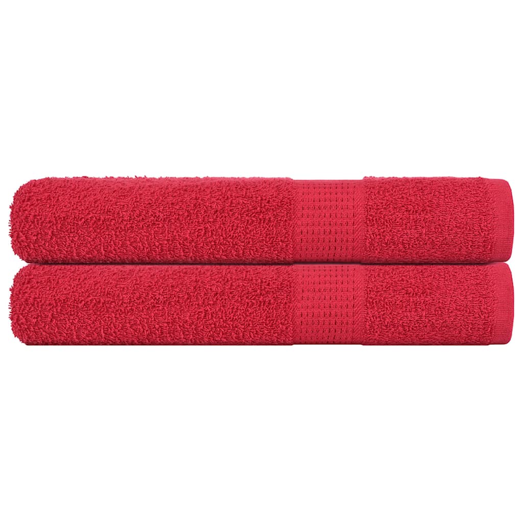 Handtücher FROGN 2 Stk. Rot 100x200 cm 360 g/m²