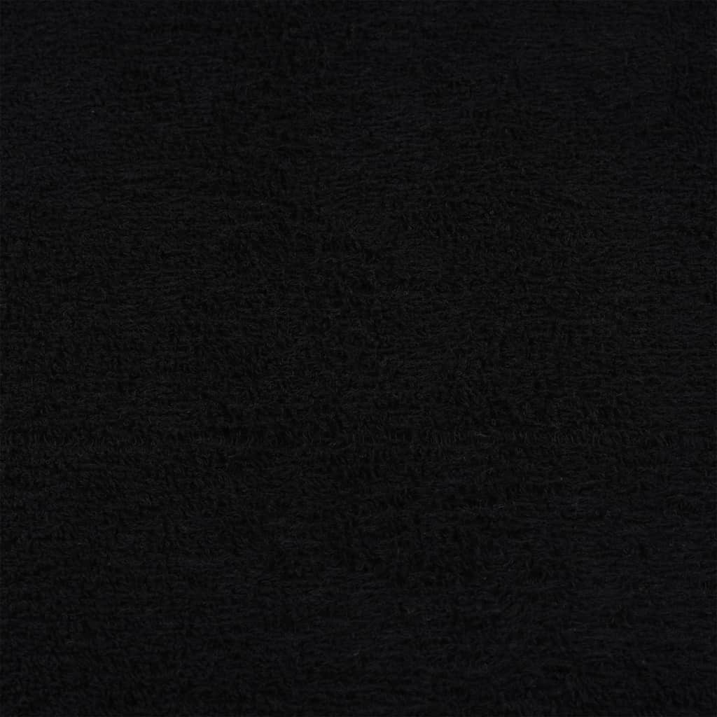 Waschtücher FROGN 4 Stk. Schwarz 30x30 cm 360 g/m²