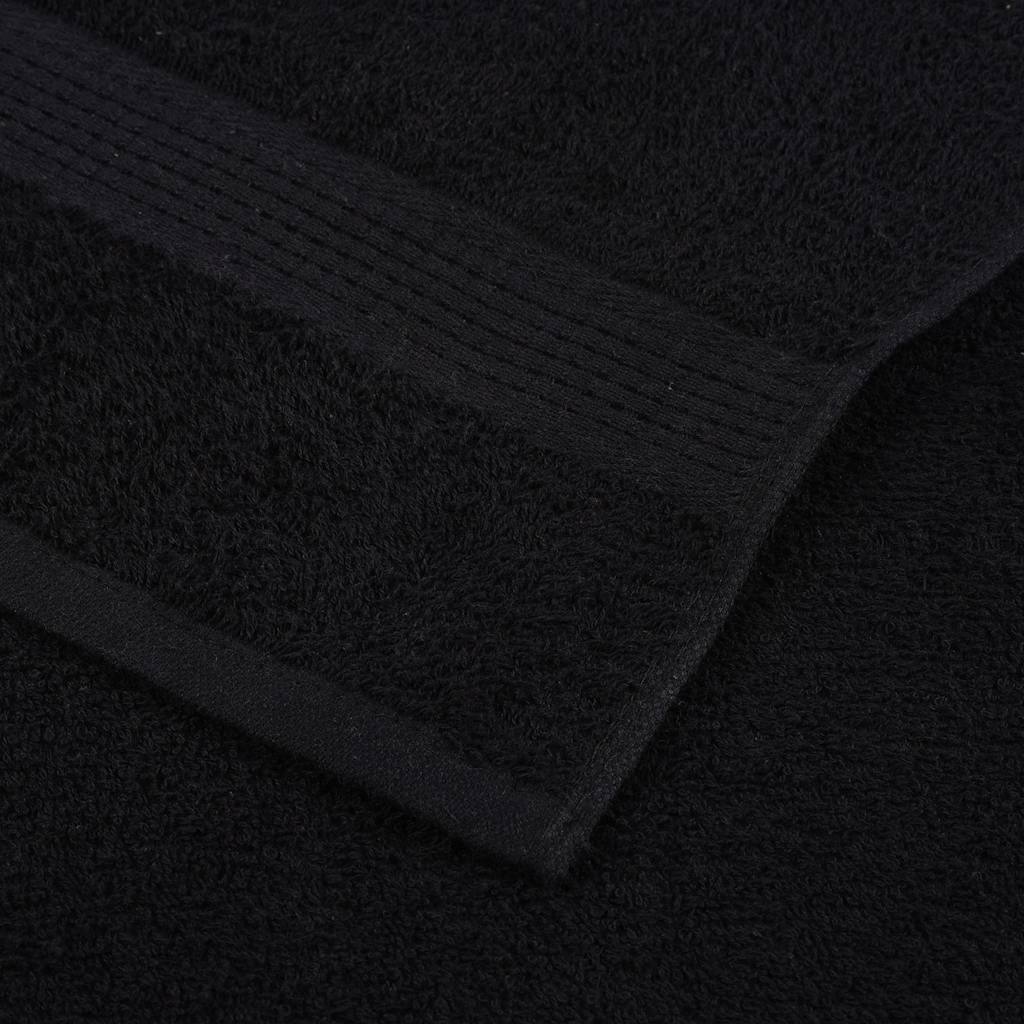 Waschtücher FROGN 4 Stk. Schwarz 30x30 cm 360 g/m²