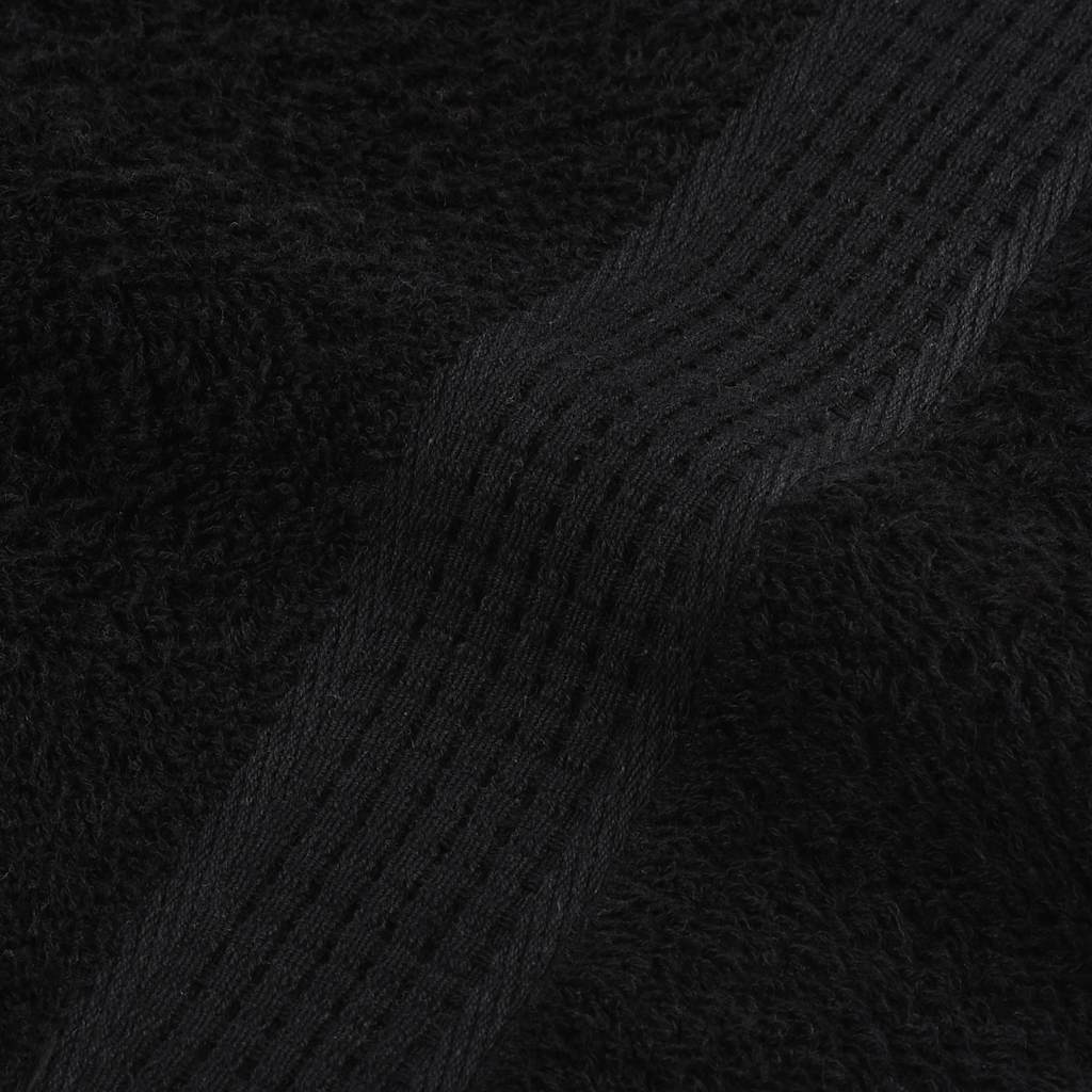 Gästetücher FROGN 10 Stk. Schwarz 30x50 cm 360 g/m²