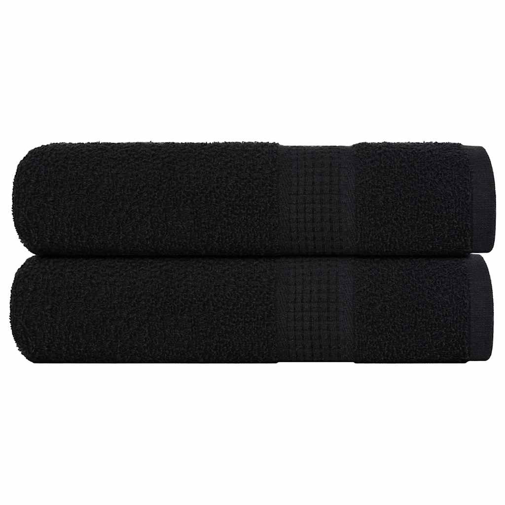 Handtücher FROGN 2 Stk. Schwarz 50x100 cm 360 g/m²