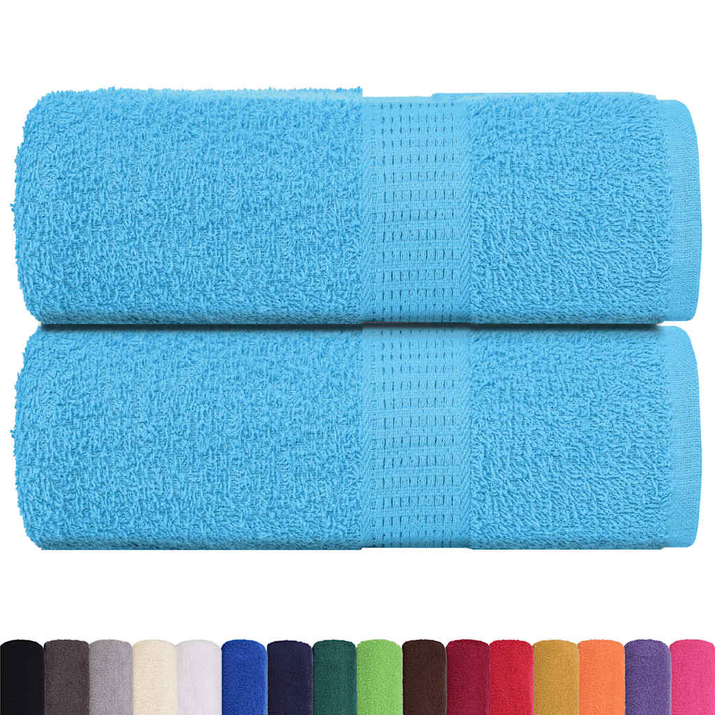 Waschtücher FROGN 2 Stk. Türkis 30x30 cm 360 g/m²