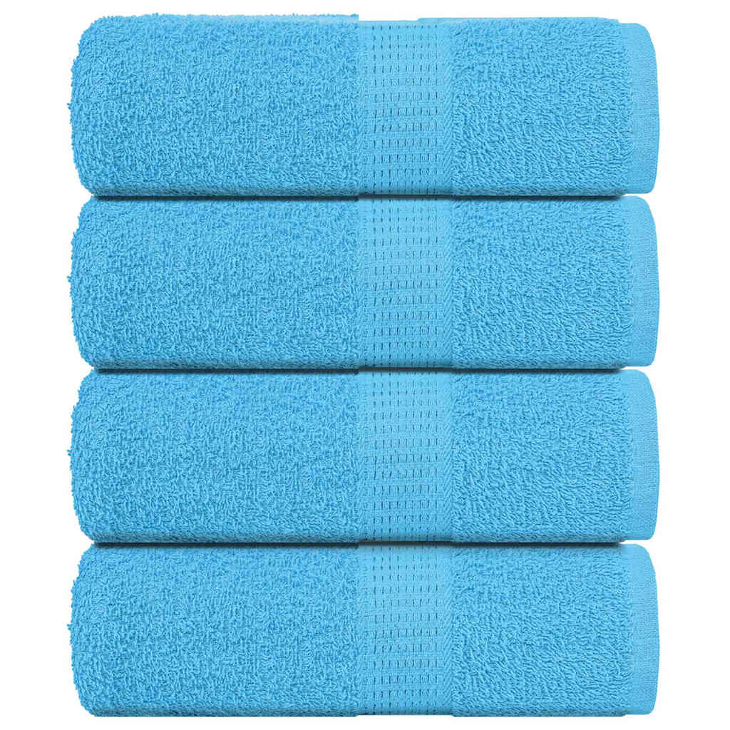 Waschtücher FROGN 4 Stk. Türkis 30x30 cm 360 g/m²