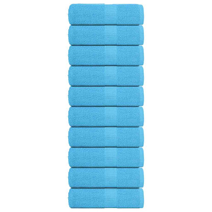 Waschtücher FROGN 10 Stk. Türkis 30x30 cm 360 g/m²