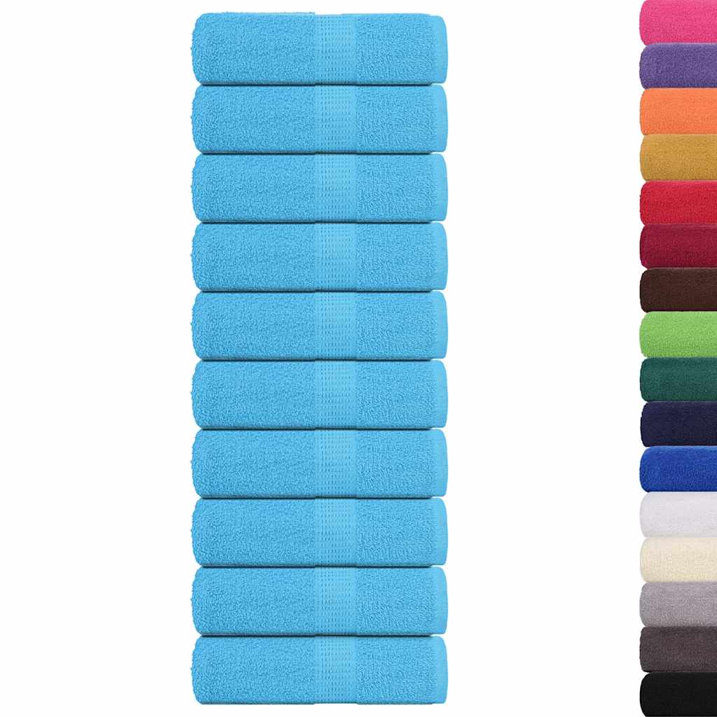 Waschtücher FROGN 10 Stk. Türkis 30x30 cm 360 g/m²