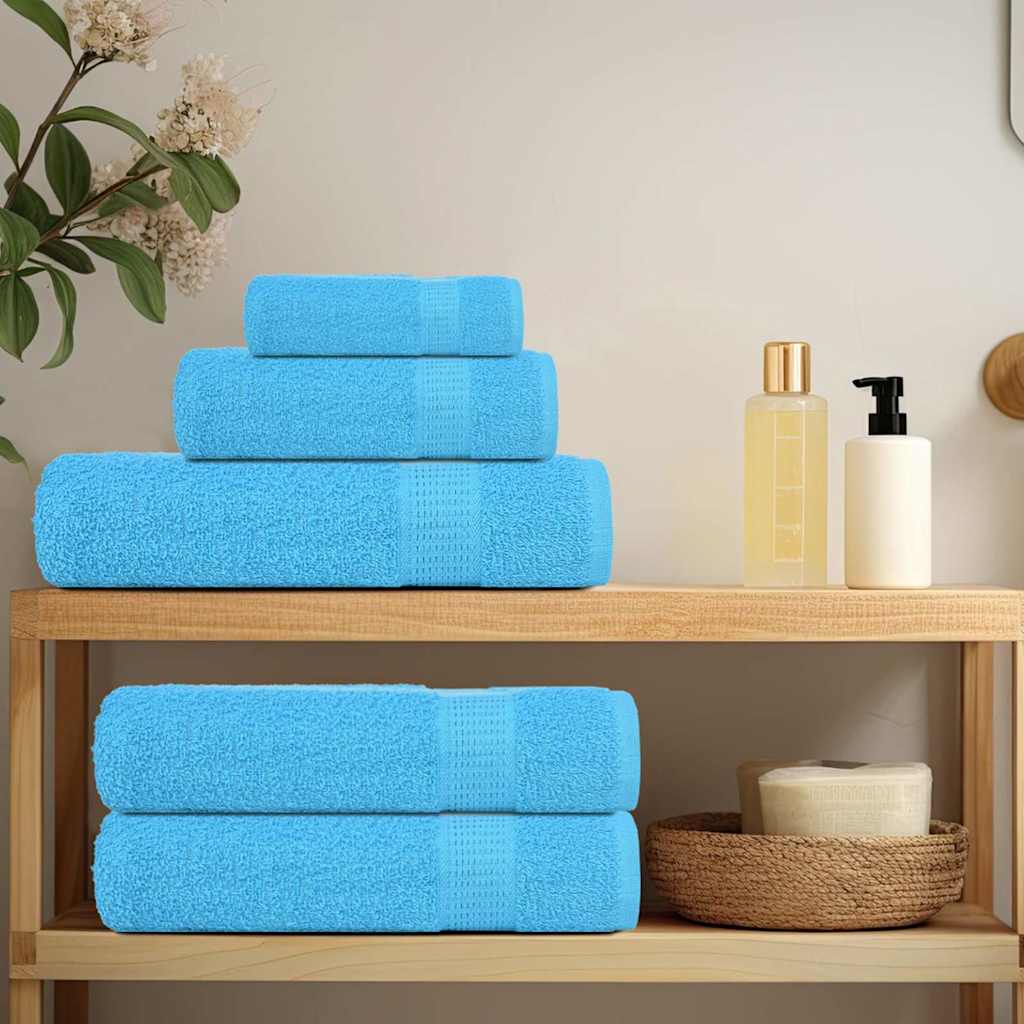 Waschtücher FROGN 10 Stk. Türkis 30x30 cm 360 g/m²