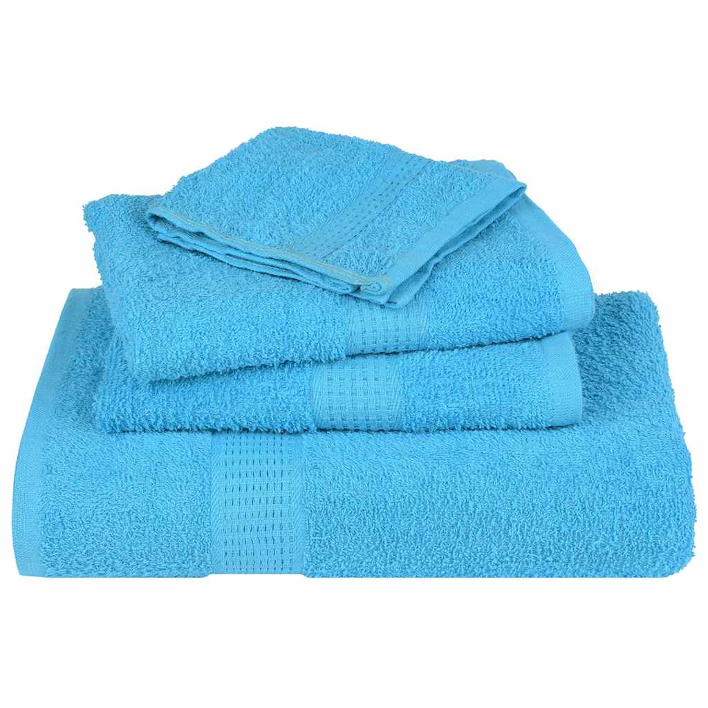 Waschtücher FROGN 10 Stk. Türkis 30x30 cm 360 g/m²