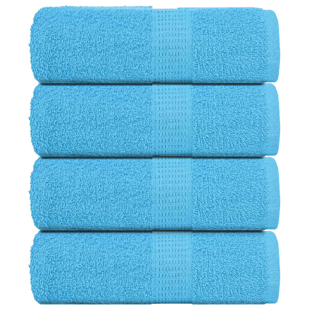 Gästetücher FROGN 4 Stk. Türkis 30x50 cm 360 g/m²
