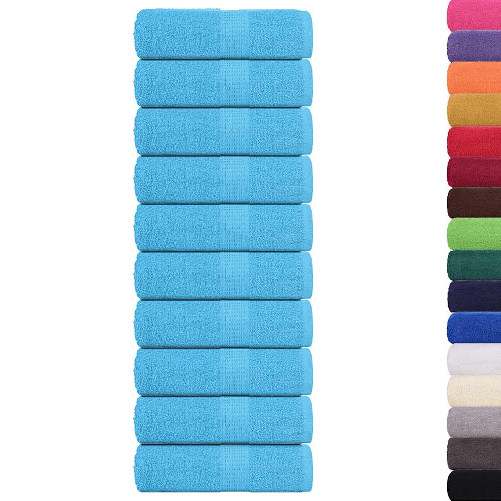 Gästetücher FROGN 10 Stk. Türkis 30x50 cm 360 g/m²
