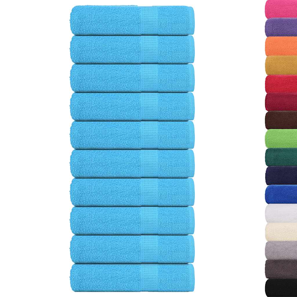 Handtücher FROGN 10 Stk. Türkis 50x100 cm 360 g/m²