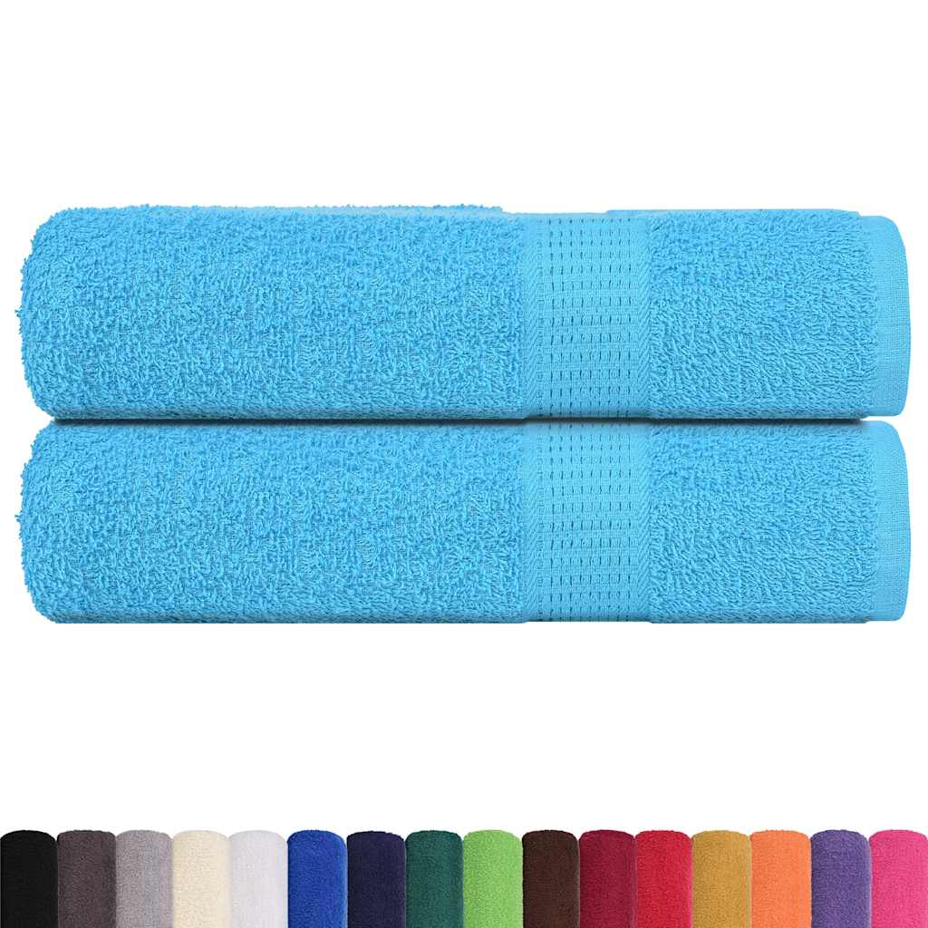 Badetücher FROGN 2 Stk. Türkis 100x150 cm 360 g/m²