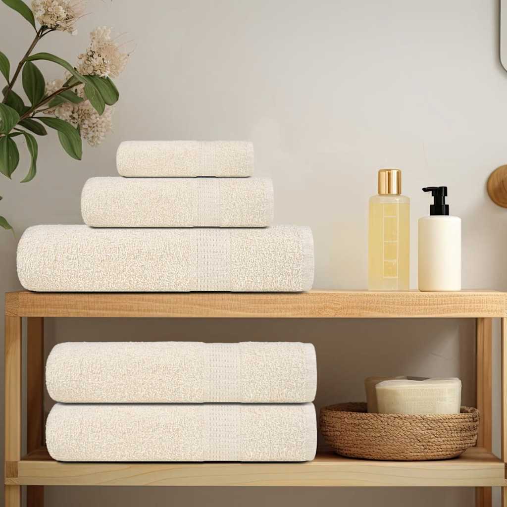 Waschtücher FROGN 2 Stk. Creme 30x30 cm 360 g/m²