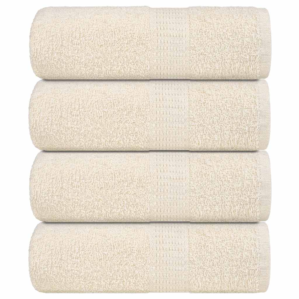 Waschtücher FROGN 4 Stk. Creme 30x30 cm 360 g/m²