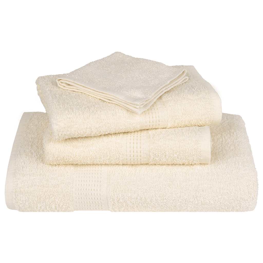 Waschtücher FROGN 4 Stk. Creme 30x30 cm 360 g/m²