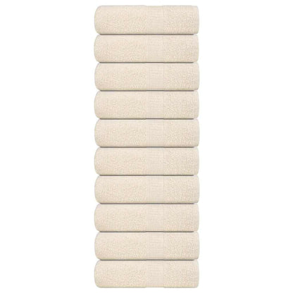 Waschtücher FROGN 10 Stk. Creme 30x30 cm 360 g/m²