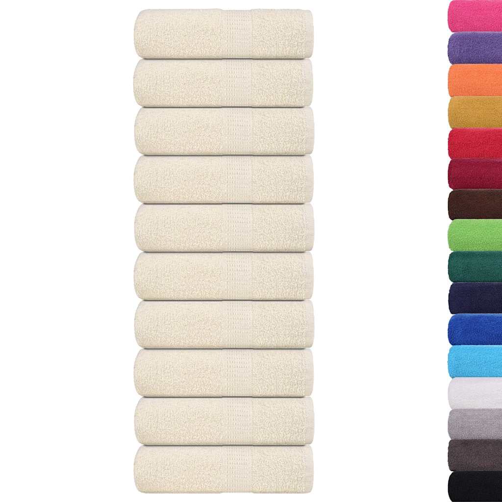 Waschtücher FROGN 10 Stk. Creme 30x30 cm 360 g/m²