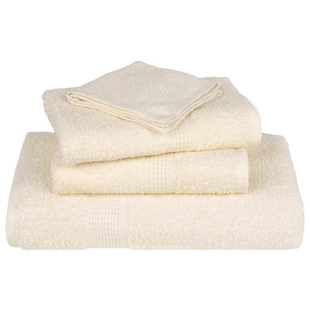 Waschtücher FROGN 10 Stk. Creme 30x30 cm 360 g/m²