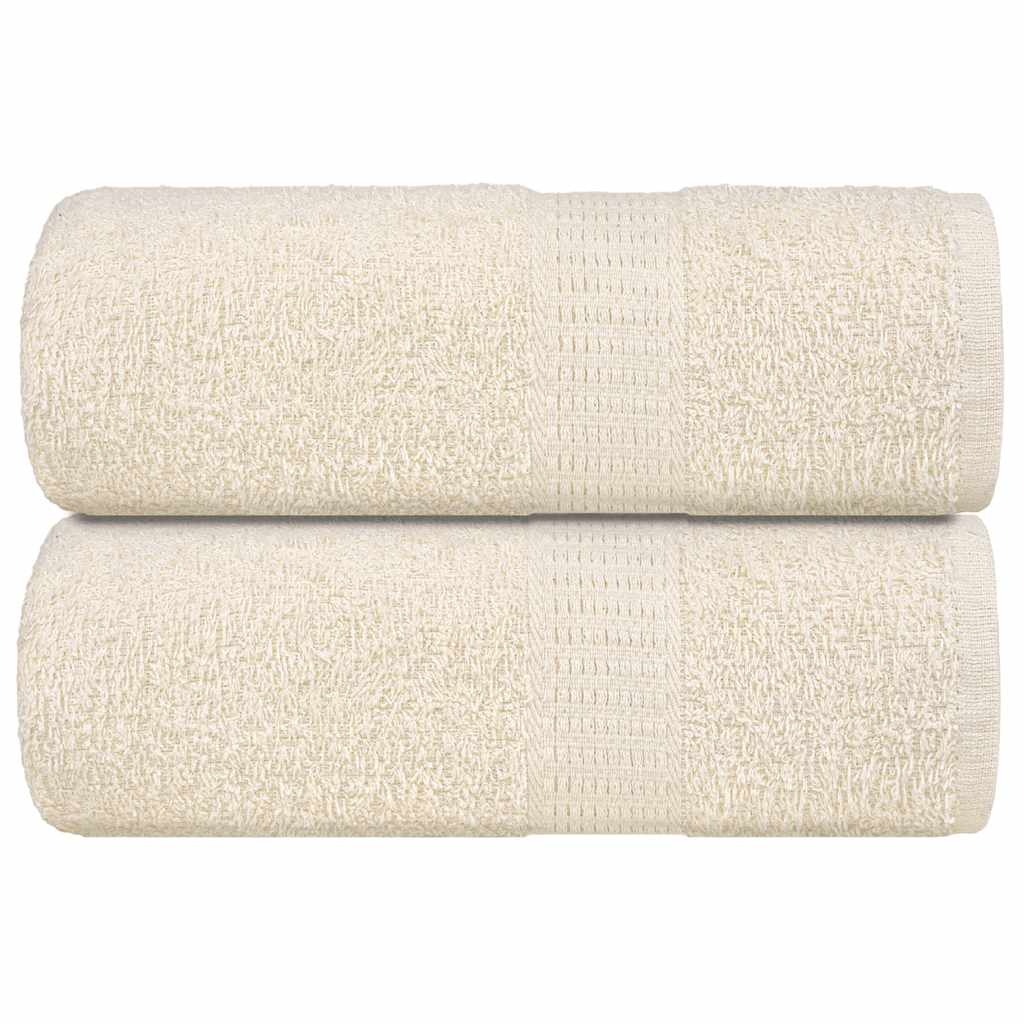 Gästetücher FROGN 2 Stk. Creme 30x50 cm 360 g/m²