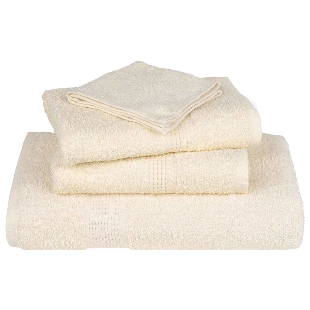 Gästetücher FROGN 2 Stk. Creme 30x50 cm 360 g/m²