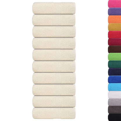 Gästetücher FROGN 10 Stk. Creme 30x50 cm 360 g/m²