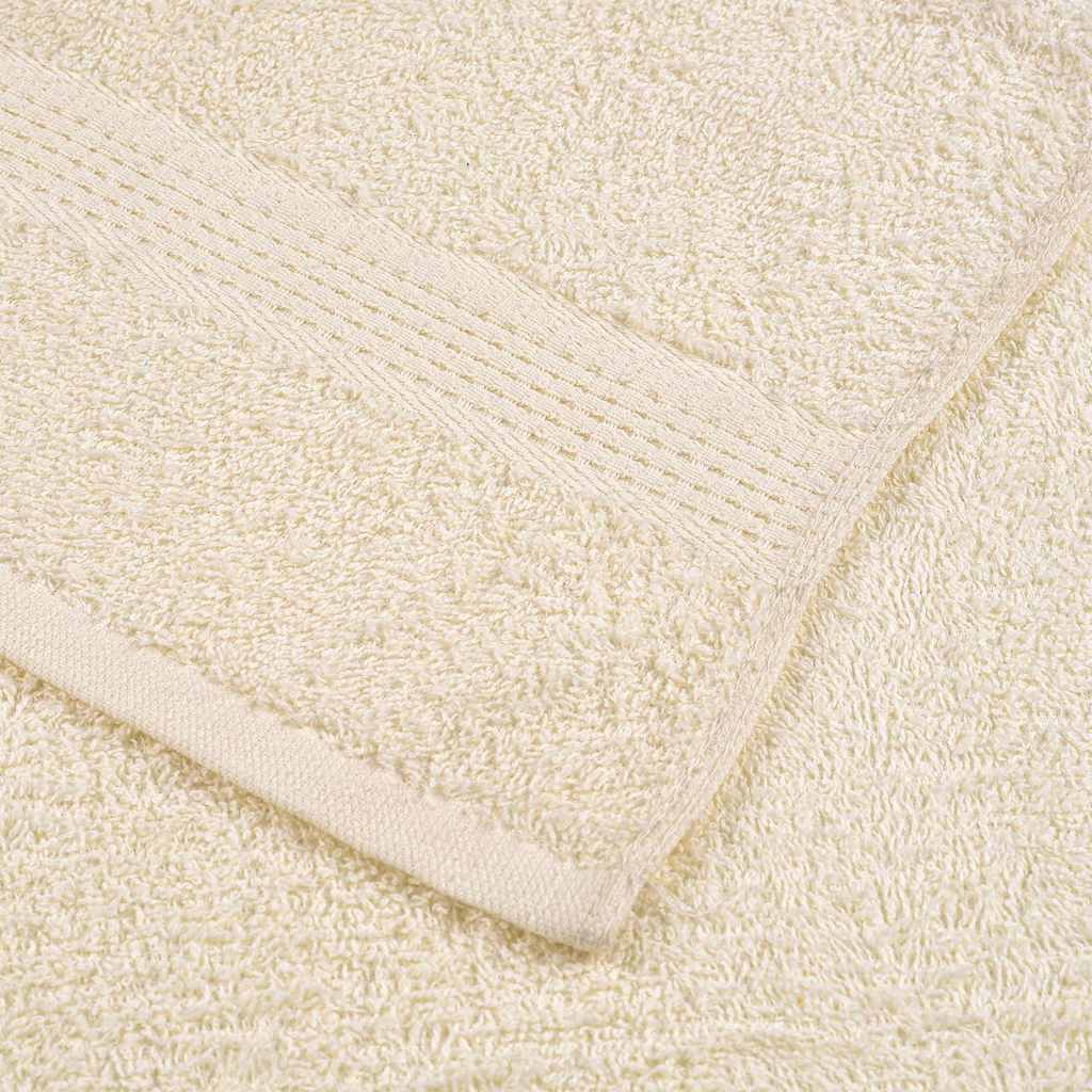 Gästetücher FROGN 10 Stk. Creme 30x50 cm 360 g/m²