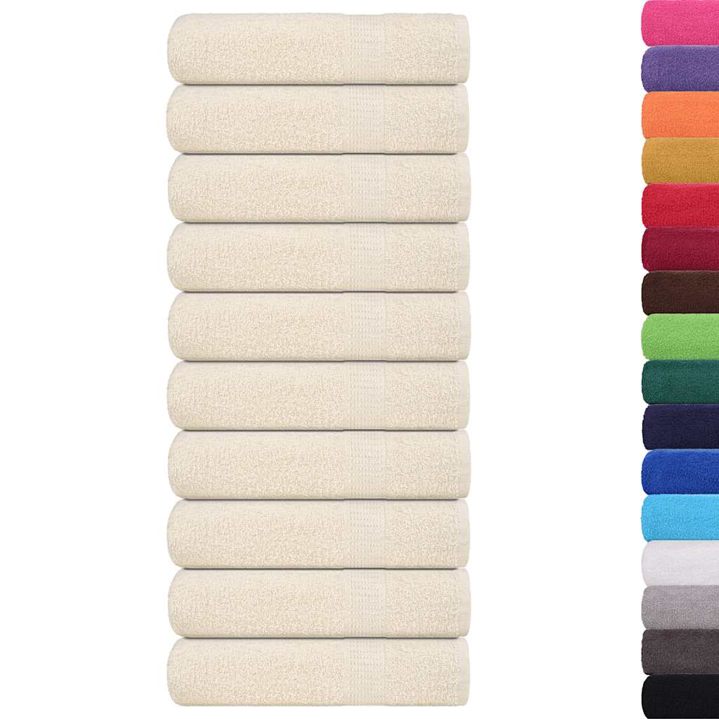 Handtücher FROGN 10 Stk. Creme 50x100 cm 360 g/m²