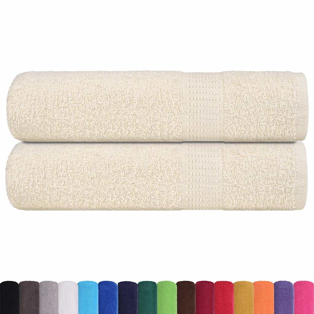 Duschtücher FROGN 2 Stk. Creme 70x140 cm 360 g/m²