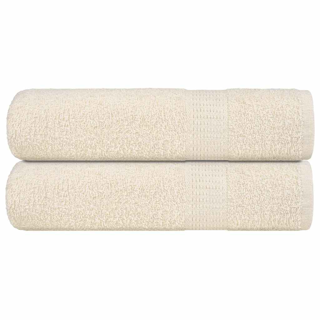 Badetücher FROGN 2 Stk. Creme 100x150 cm 360 g/m²
