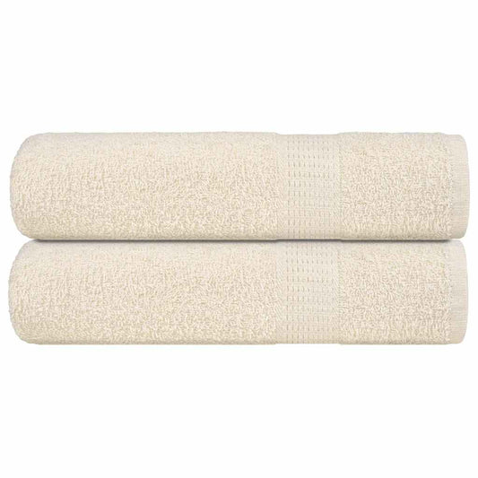 Badetücher FROGN 2 Stk. Creme 100x150 cm 360 g/m²