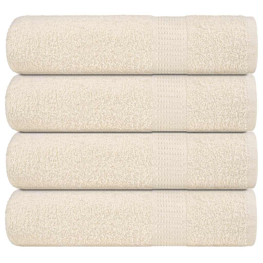 Badetücher FROGN 4 Stk. Creme 100x150 cm 360 g/m²