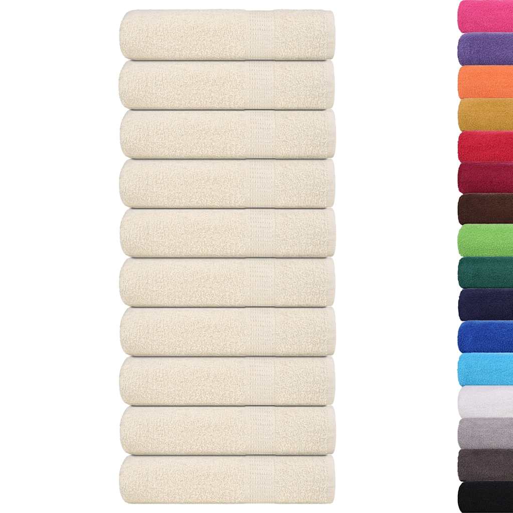 Badetücher FROGN 10 Stk. Creme 100x150 cm 360 g/m²