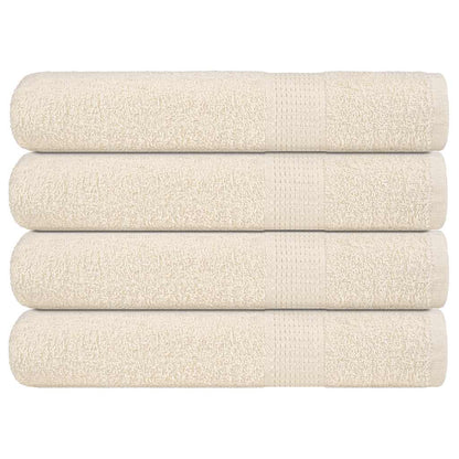 Handtücher FROGN 4 Stk. Creme 100x200 cm 360 g/m²