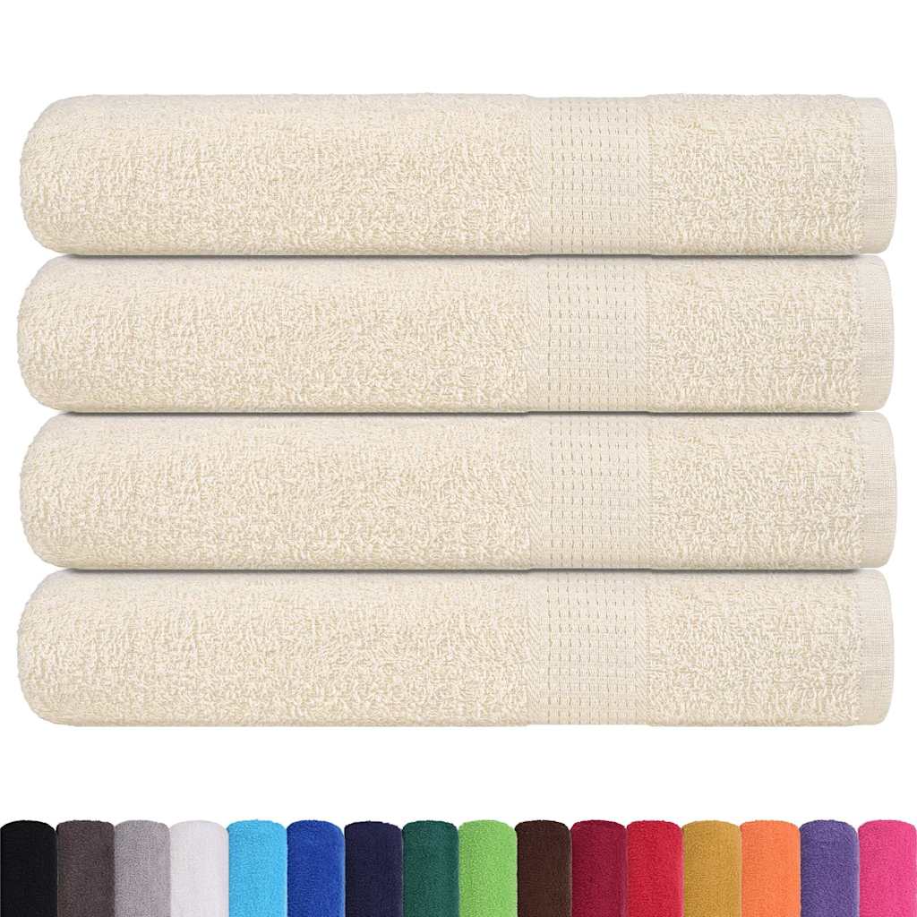 Handtücher FROGN 4 Stk. Creme 100x200 cm 360 g/m²