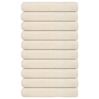 Handtücher FROGN 10 Stk. Creme 100x200 cm 360 g/m²