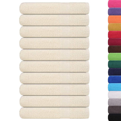 Handtücher FROGN 10 Stk. Creme 100x200 cm 360 g/m²