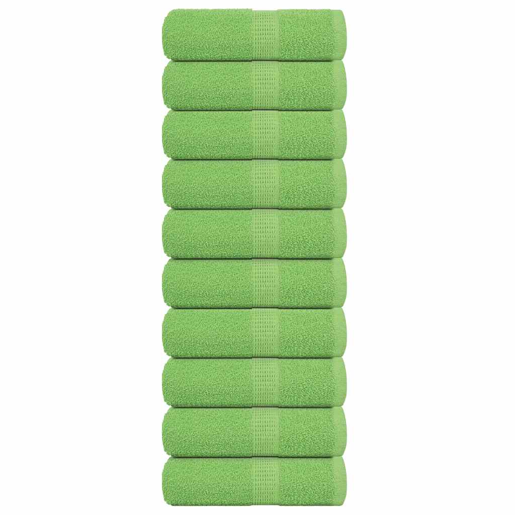Waschtücher FROGN 10 Stk. Apfelgrün 30x30 cm 360 g/m²