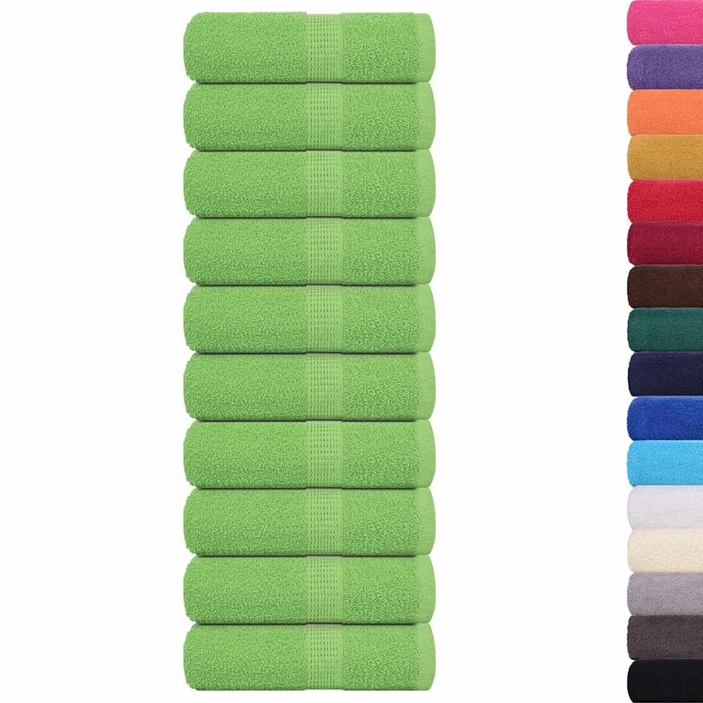 Waschtücher FROGN 10 Stk. Apfelgrün 30x30 cm 360 g/m²