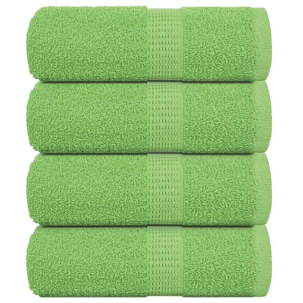 Gästetücher FROGN 4 Stk. Apfelgrün 30x50 cm 360 g/m²