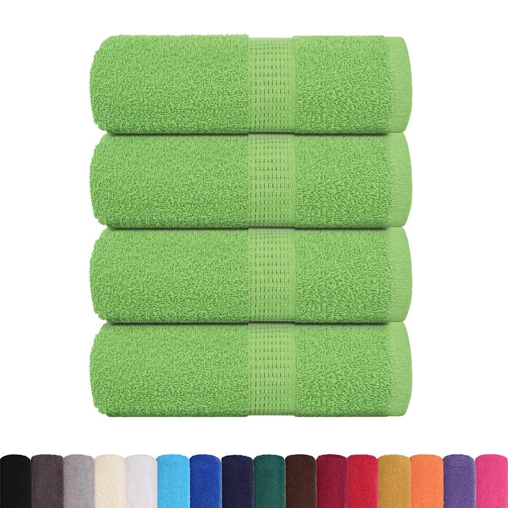 Gästetücher FROGN 4 Stk. Apfelgrün 30x50 cm 360 g/m²