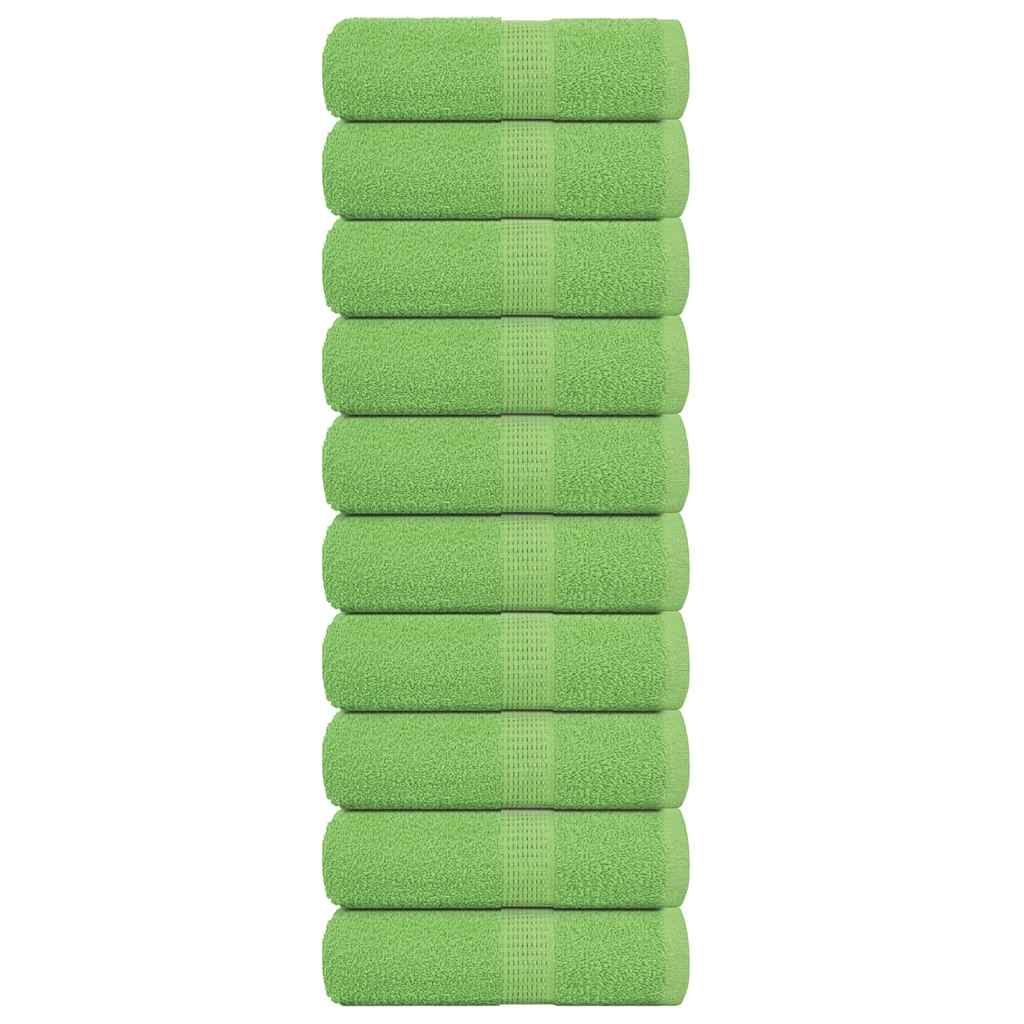 Gästetücher FROGN 10 Stk. Apfelgrün 30x50 cm 360 g/m²