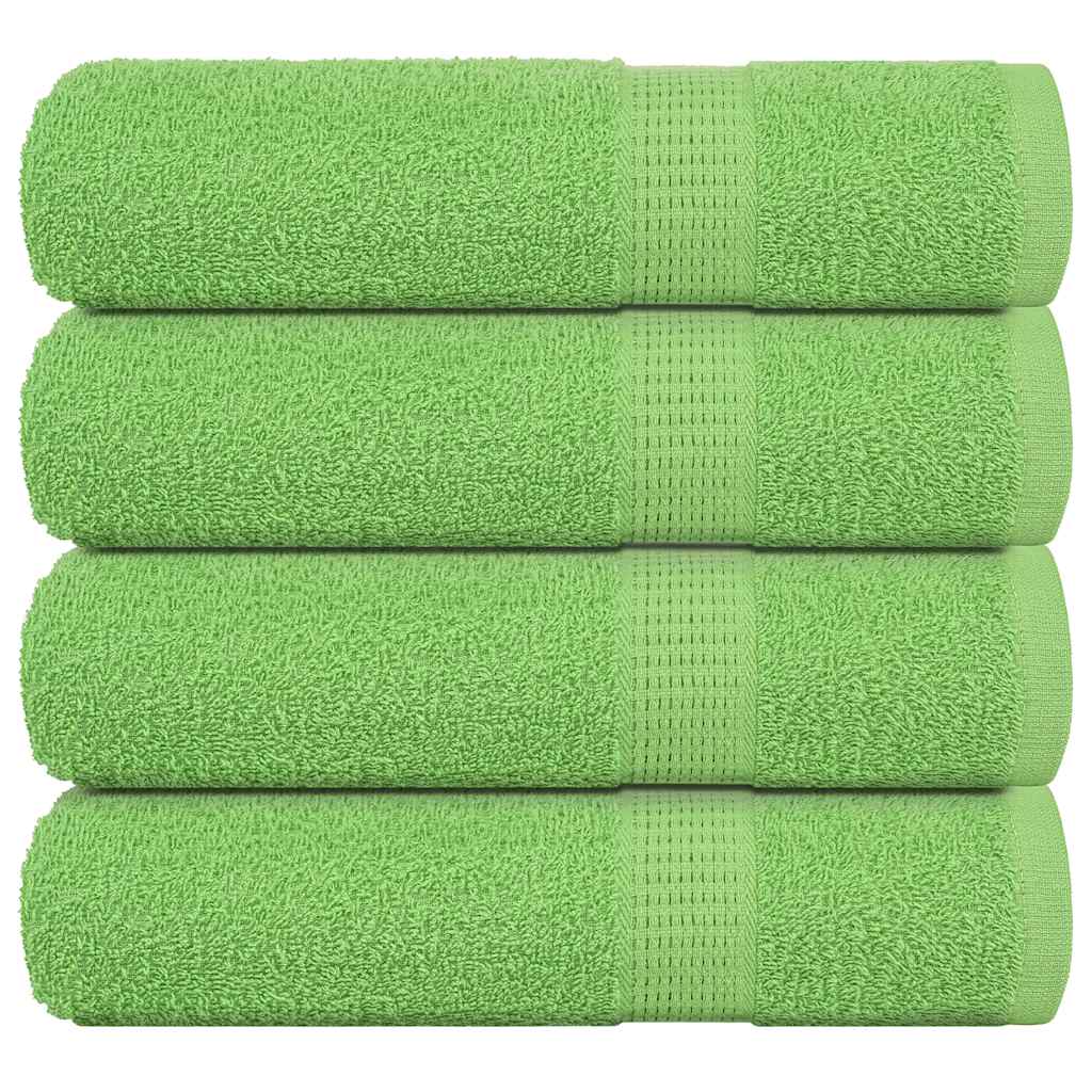 Handtücher FROGN 4 Stk. Apfelgrün 50x100 cm 360 g/m²