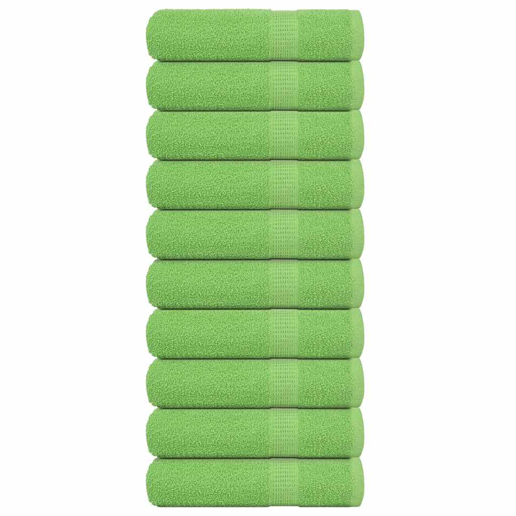 Handtücher FROGN 10 Stk. Apfelgrün 50x100 cm 360 g/m²