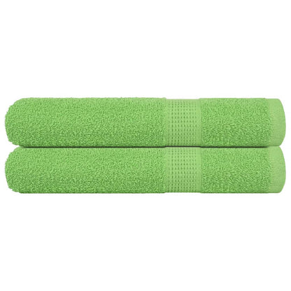 Saunatücher FROGN 2 Stk. Apfelgrün 80x200 cm 360 g/m²