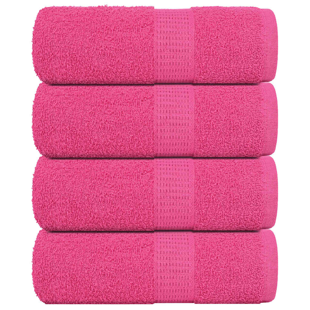 Gästetücher FROGN 4 Stk. Rosa 30x50 cm 360 g/m²